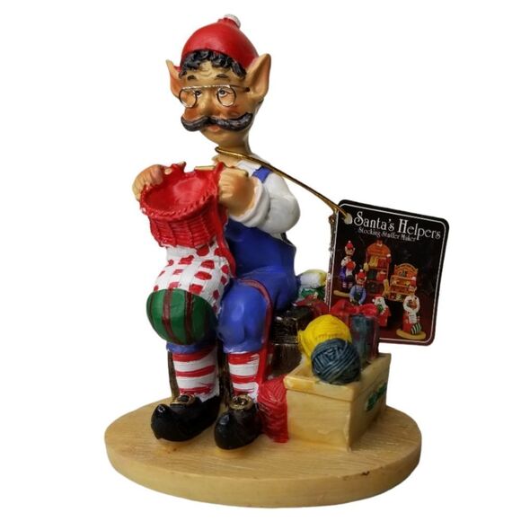 Santas Helpers Stocking Stuffer Maker Ltd Edition Christmas Figurine 4.25"H - Picture 11 of 11